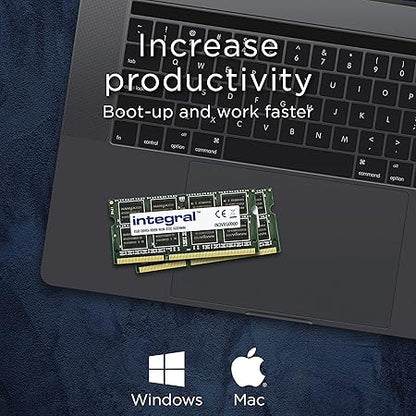 Integral 8GB (2x4GB) DDR3 1600MHz SODIMM Komplet Memorie për Laptop, Notebook dhe MacBook