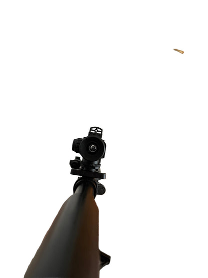 Sniper arme me plumba xheli me gjuajtje semi dhe full automatike,laser ne shenje, zmadhues 6X, 1 karikator normal, 1 karikator rrumbullak për me shume gjuajtje.