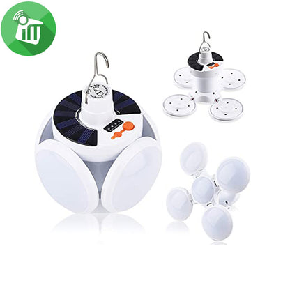 Llambë Emergjence Solare me Karikim, Dizajn i Rehatshëm dhe i Lehtë