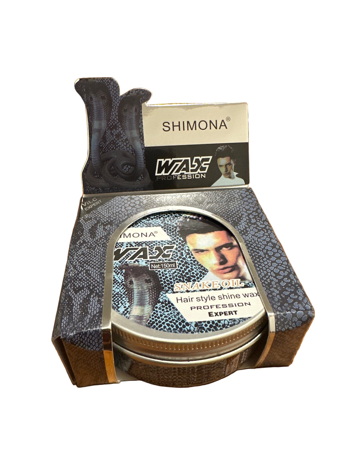 Shimona Wax Profession • Snake Oil (150ml)
Vaj për flokë me vaj kastori, vitaminë C dhe proteina – ushqen, forcon dhe jep shkëlqim.