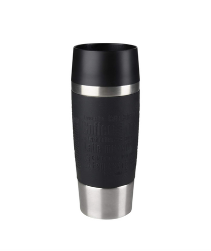 Emsa shishe termo “Termos udhetimi” 12.2 fl.oz (360 ml) në ngjyrë të zezë.