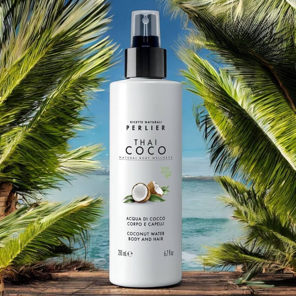 PERLIER Ujë për Trupin dhe Flokët Thai Coco, 200 ml