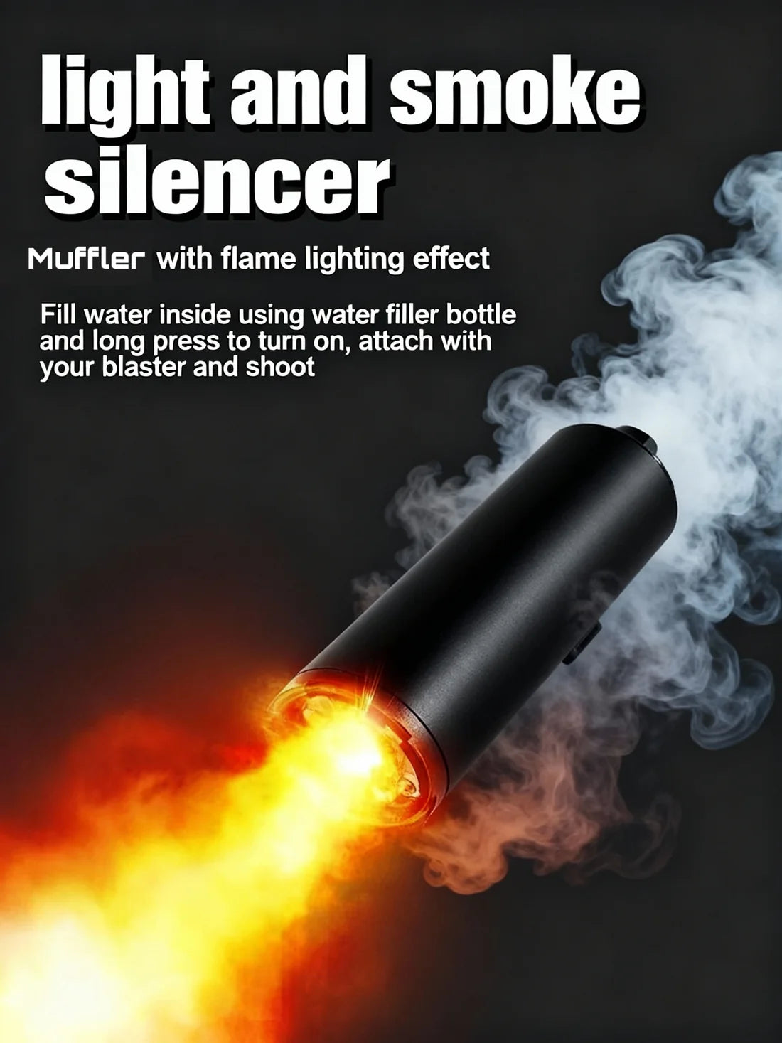 M4A1 Silencer me plumba xheli, led dhe sperkatje avulli per imitim flake,zmadhues xhami, shenjester led, gjuajtje full automatike dhe gjysem automatike. Madhesia origjinale 1:1