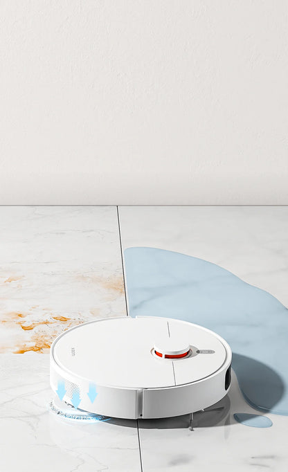 Robot Fshesë Xiaomi S10+ me Thithje & Pastrim (Fuqia e thithjes 4000Pa, Deri në 120 min jetëgjatësi baterie, Depozitë pluhuri 450 ml / Depozitë uji 200 ml, Zbulim inteligjent i tapetit, Navigim me lazer, Zbulim 3D i pengesave)