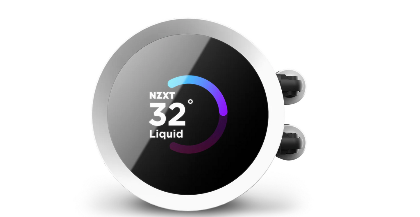 NZXT Kraken 360 RGB – Ftohës Lëngu AIO për CPU 360mm – Ekran LCD Katërkëndësh 1.54” të Personalizueshëm për Imazhe dhe Matjet e Performancës – Pompe me Performancë të Lartë – 3 Ventilatorë F120 RGB Core – Ngjyrë e Bardhë.